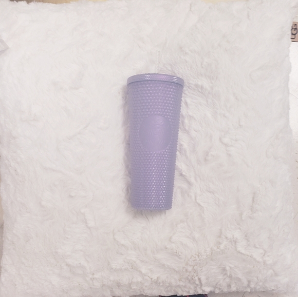 Starbucks 2021 Holiday Icy White Lilac Bling Studded Venti Reusable Tumbler - Picture 2 of 8